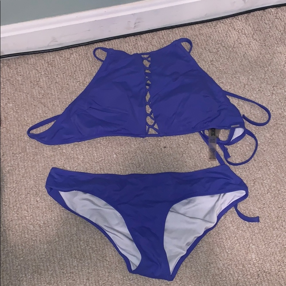 Pink Halter top bathing suit